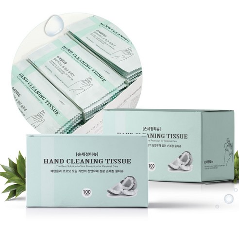 천연 유래 성분으로 안심을 더한 휴대용 항균 손세정 티슈