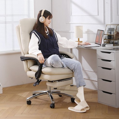 SeekFun 침대형 리클라이너 컴퓨터의자는 편안한 디자인과 다양한 조절 기능을 갖춘 가죽의자입니다.