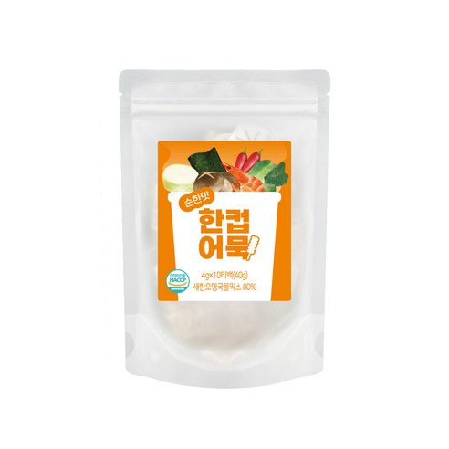 간편하고 따뜻한 한컵어묵 국물 티백