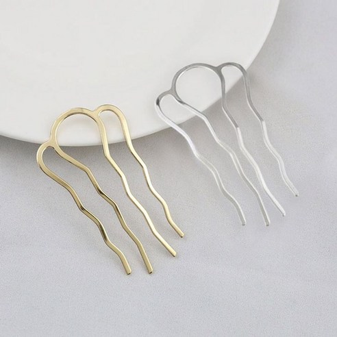 해피QJ121] 미니 비녀 올림머리 유핀 U자 비녀 DD-13101