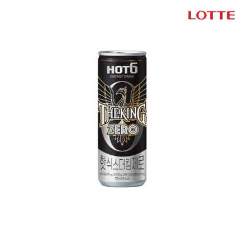 핫식스 더킹 제로 에너지 드링크, 12.78리터, 1개 에너지음료