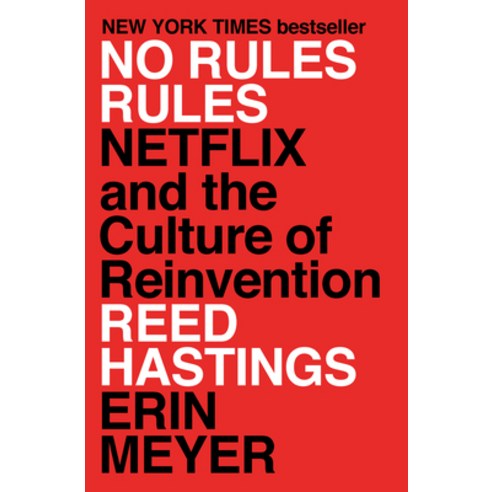 (영문도서) No Rules Rules: Netflix and the Culture of Reinvention Hardcover, Penguin Press, English, 9781984877864