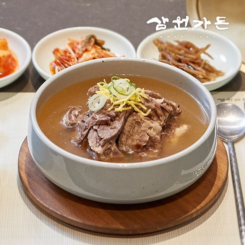 기타 [삼원가든] 뼈없는 갈비탕 3팩, 700g