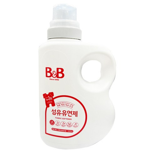 미세한 살균력 비앤비 섬유유연제 베르가못&그레이프프루츠향 용기형, 1500ml, 1개 출산준비물/선물