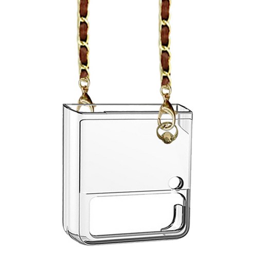 스타일리시한 Z플립 휴대폰 스트랩 케이스