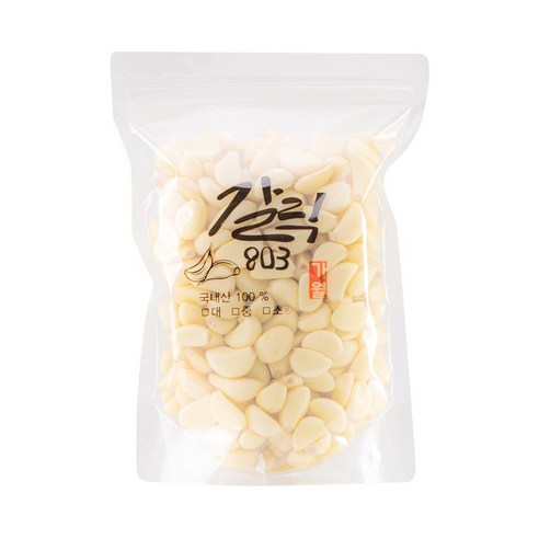 갈릭803 국산마늘 24년 깐마늘 1kg, 중 – 1kg, 1개 육쪽마늘종자