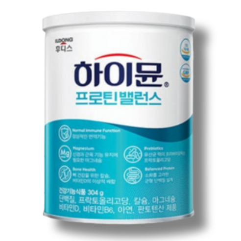일동후디스 장민호 하이뮨 프로틴 밸런스 304g 1통 / 산양유 헬스보충제 단백질