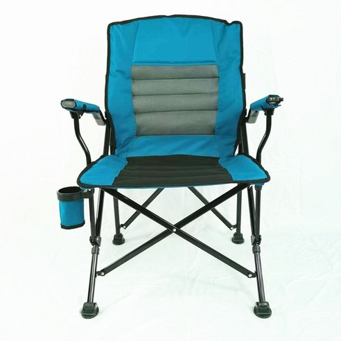 야외 접이식 해변 의자 레저 낚시 라운지 의자, 파란색