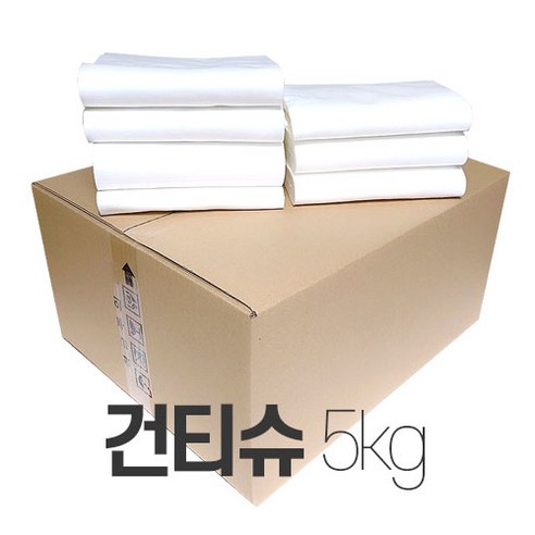 대용량 건티슈 5Kg(박스무게 포함), 1개, 3000매