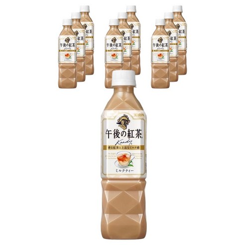 KIRIN 오후의 홍차 밀크 티, 10개, 500ml