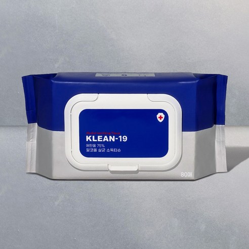 클린19 알콜 소독 티슈로 깨끗하고 안전한 일상을!