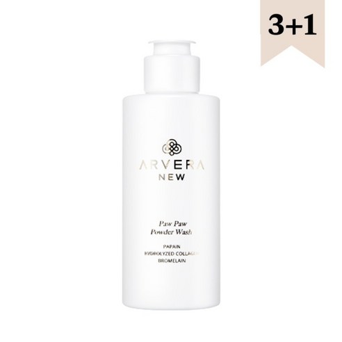 (3+1) 아르베라 포포파우더워시 효소클렌저 미백관리, 90g, 1개