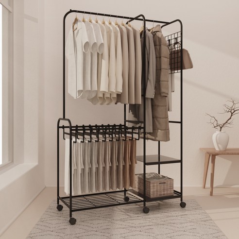 옷장 부족? 무베즈 올인원 행거로 깔끔하게 스타일 UP! 올인원행거