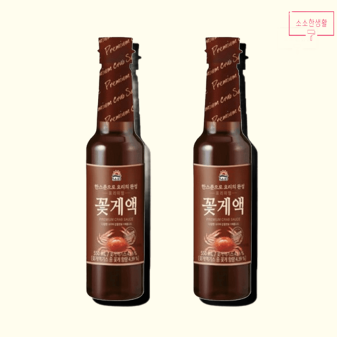 사조 프리미엄 꽃게액젓 550ml 2개