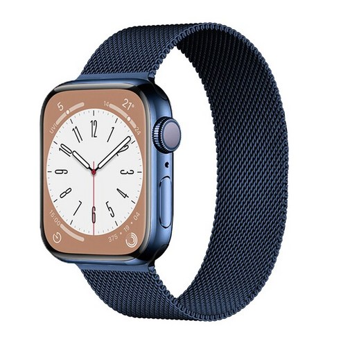 애플워치 se2 44mm 스트랩 se2스트랩 여름 milanese 루프 apple 밴드, 42mm 44mm 45mm 49mm, 은 Best Top5