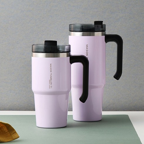 메이슨 머그 텀블러, 민트, 600ml