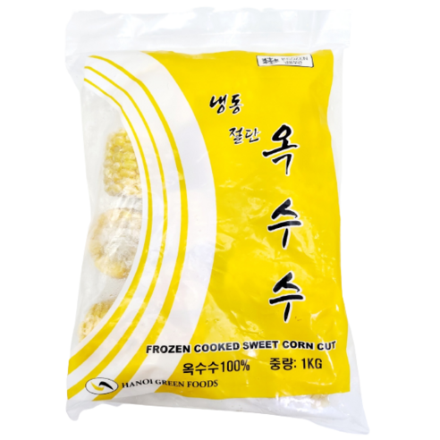 초당옥수수 [얌얌마켓] 냉동 절단 옥수수 1kg (아이스박스 포함), 1개  Best 5