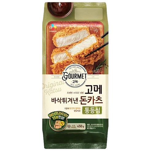 고메 바삭튀겨낸통등심돈카츠450g*3개, 450g, 3개