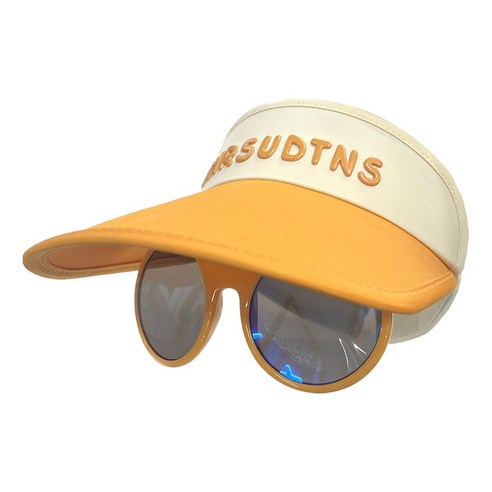 후암마켓 아동용썬캡 선글라스 레터링 모자
