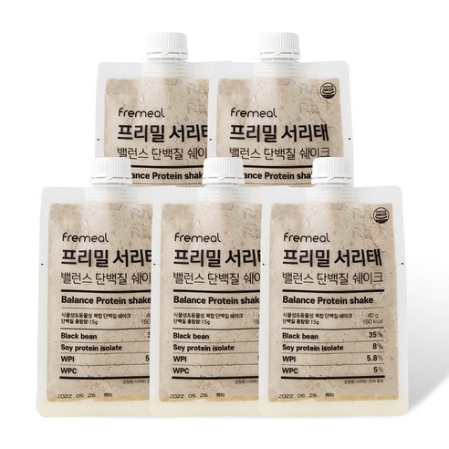 프리밀 서리태 밸런스 단백질 쉐이크, 40g, 30개