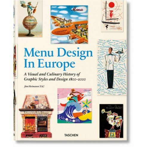 (영문도서) Menu Design in Europe Hardcover, Taschen, English, 9783836578738