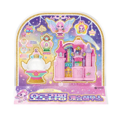 꿈결처럼 아름다운 캐치티니핑 오로라핑 캐슬하우스 세트로 아이의 상상력을 펼쳐주세요!