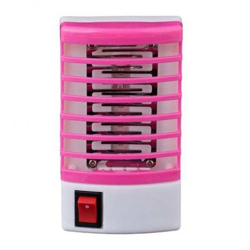 2xElectric Mosquito Killer Insect Zapper Pest Trap Fly Catcher Lamps Pink, 2.55x1.97x4.52 인치, 분홍, 플라스틱