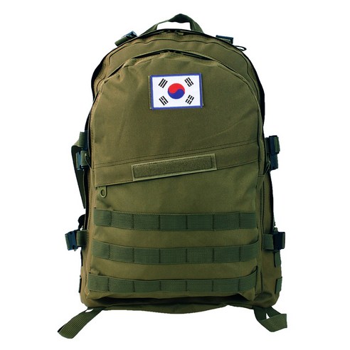 군인가방 백팩 40L + 태극기 군대 출타가방 로카 남자 학생