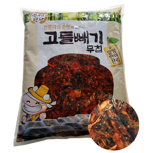 항아리식품 고들빼기무침 4k g 1팩, 1개, 4kg