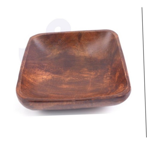 자연의 숨결을 담은 식탁 위의 예술, NS 사각볼 원목 접시