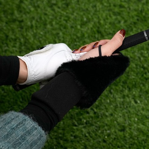 겨울 골프장에서의 따뜻함과 편안함을 위한 콜리스골프 손등토시