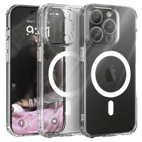 [OKㅣ강추] 바우아토 투명 마그네틱 맥세이프 호환 케이스: 스마트한 휴대폰 보호 장치 [OKNOWㅣ추천상품]