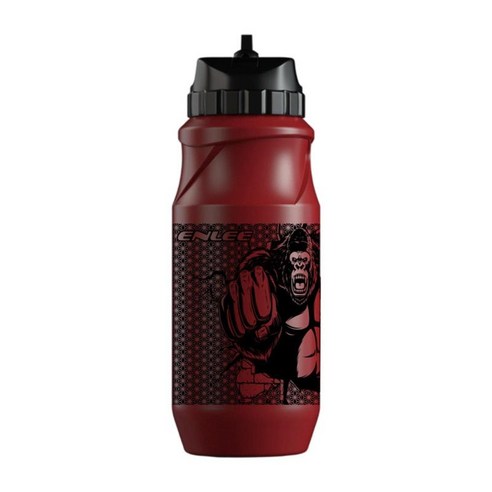 650ml 자전거 사이클링 물병 누수 방지 휴대용 PP 바디 핸드 헬드 내구성 코팅 음료 병 운동 체육관 승마 캠핑, 3.15x3.15x8.46인치, PP 플라스틱 및 실리콘, 빨간색