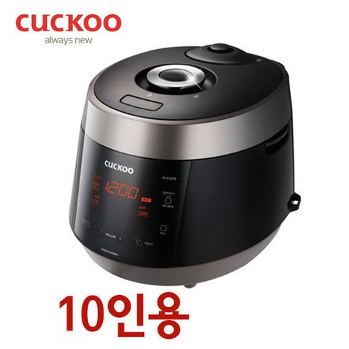 쿠쿠 열판 압력 밥솥 10인용, CRP-QS1010FS (블랙실버), 블랙실버