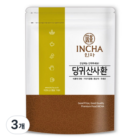 인차 당귀산사 건강환, 3개, 200g