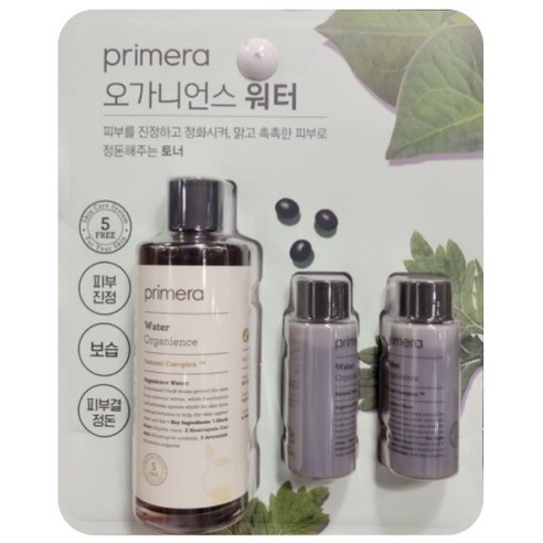 프리메라 오가니언스 워터 180ml+50ml토너스킨, 1개, 180ml