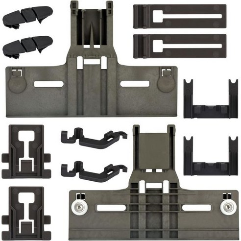M Motico 업그레이드된 W10350376 식기세척기 상단 랙 조정기 부품 W10195840 W10195839 W10250160 W10508950 W10082853 월풀 켄, 12 pcs, 1개