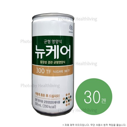 뉴케어 300TF 200mlx30캔 KF94마스크 1매 증정, 200ml, 30개