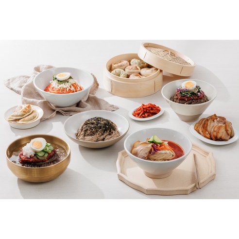 대한우리 토마토 품은 쫄면 메밀 품은 막국수 사과 품은 물 비빔 냉면*2팩, 사과면2 / 육수2 / 비빔장1, 사과품은 물냉면(2-3인분) x 2팩, 3개