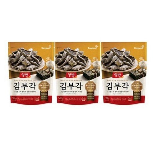 동원 양반 김부각, 50g, 19개