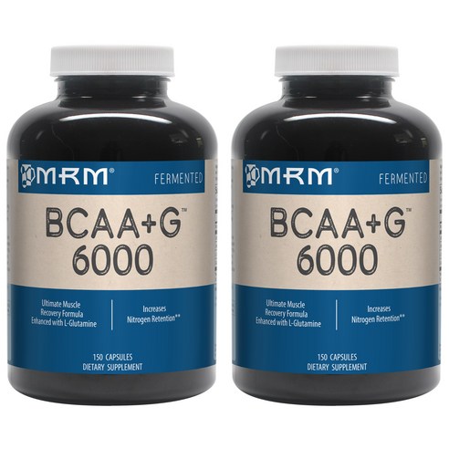 엠알엠 BCAA+G 6000 캡슐 글루텐 프리, 150정, 2개 - BCAA | 쿠팡