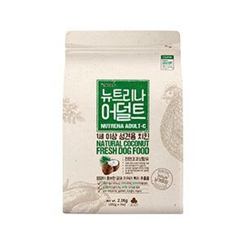 뉴트리나 어덜트 치킨 애견 사료, 닭, 2.1kg, 3개