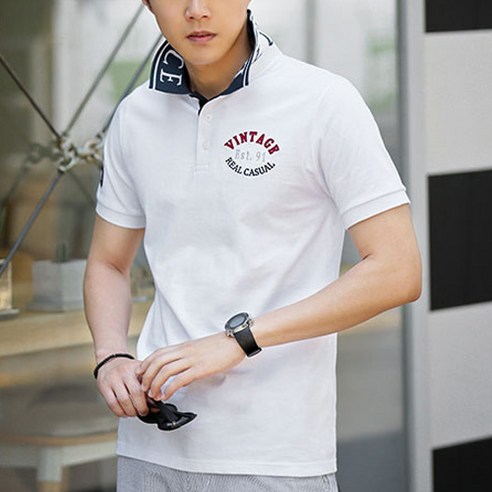 블루포스 남녀공용 듀브스 반팔카라티 빅사이즈 남자티셔츠 단체복 커플티