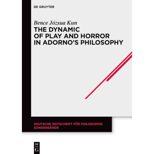 (영문도서) The Dynamic of Play and Horror in Adorno''s Philosophy Hardcover, de Gruyter, English, 9783111265308