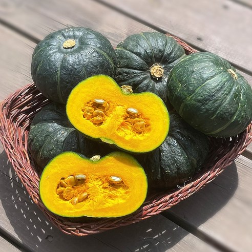 제주삼촌 제주 미니 밤호박 단호박 밤단호박 보우짱, 2kg, 1개