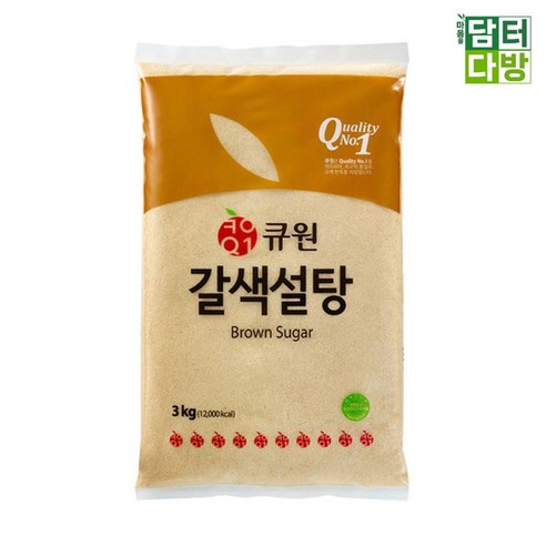 큐원 갈색설탕 3kg X 2개 7584EA