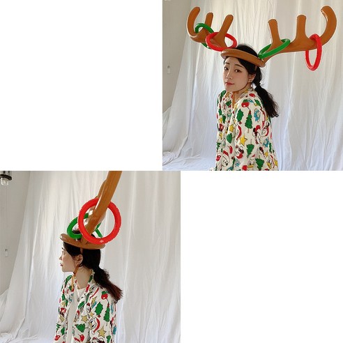 바이프링 루돌프 링 던지기 게임으로 크리스마스 파티를 웃음꽃으로 가득 채우세요!