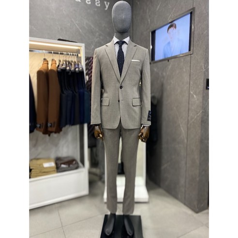 리버클래시 23F/W 베이지 투톤 테일러핏 수트 (LJW11286 LJW13286)
