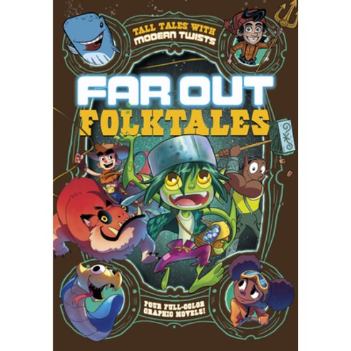 Far Out Folktales: Four Full-Color Graphic Novels Paperback, Stone Arch Books