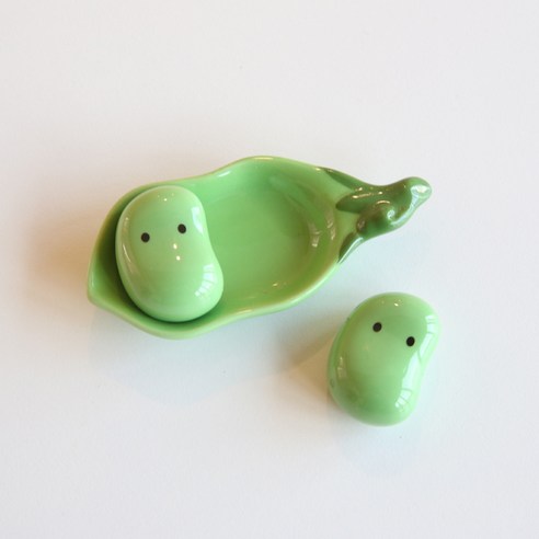 식탁에 불어넣는 사랑스러움, 윤자매네 신지카토 완두콩 젓가락 받침